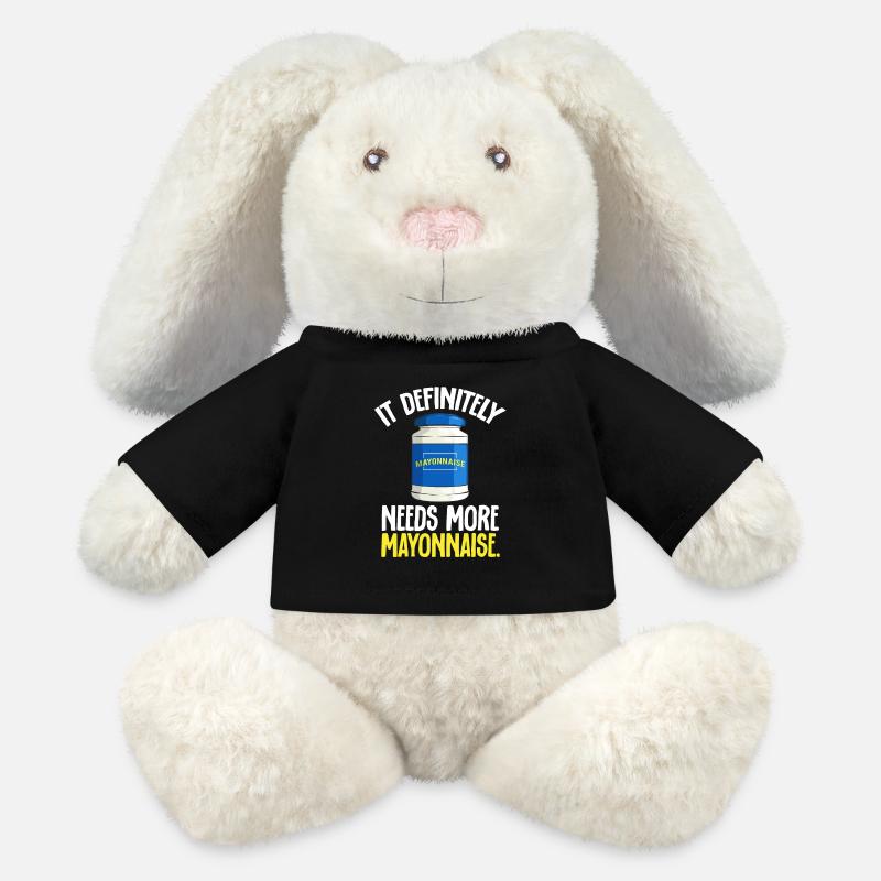 Mayonnaise - MiniFeet® RecycelHase® Bunny Cream - black