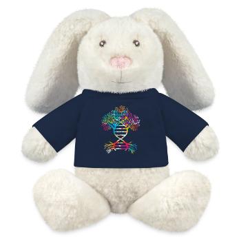 Family tree genealogy - MiniFeet® RecycelHase® Bunny Cream - french navy - Front