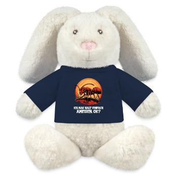 Ant Ameisen Ameise - MiniFeet® RecycelHase® Creme - French Navy - Vorne