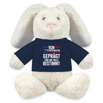 Tschechen Tschechisch Tschechien - MiniFeet® RecycelHase® Creme - French Navy - Vorne