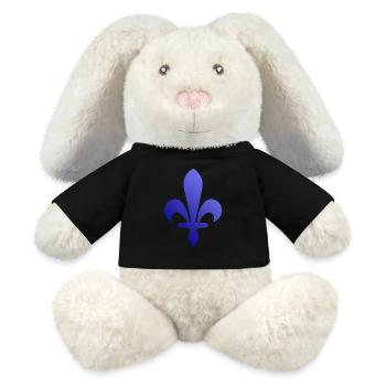 Bosnien Flagge Bosna Shirt – Perfektes Bosnische - MiniFeet® RecycelHase® Creme - Schwarz - Vorne