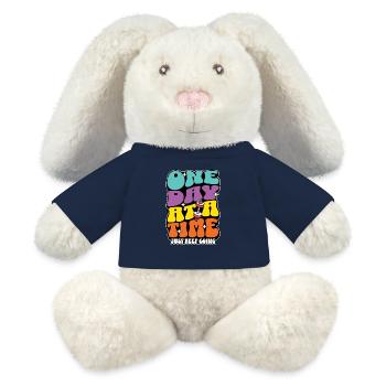 Health Coach One Day At A Time Phys Ed Teacher - MiniFeet® RecycelHase® Creme - French Navy - Vorne