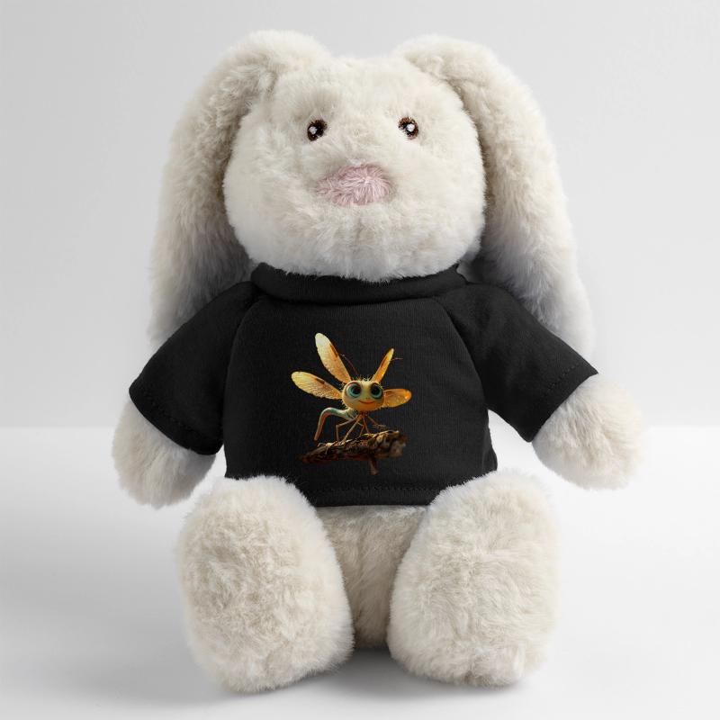 Libellule Libellule Ailes Colorées Libellules Mignonnes Lapin en peluche recyclé MiniFeet® Crème
