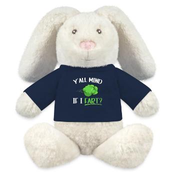 Furz Furzen Pupsen - MiniFeet® RecycelHase® Creme - French Navy - Vorne