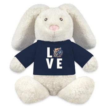 Saber-Toothed Tiger Sabertooth Tiger - MiniFeet® RecycelHase® Bunny Cream - french navy - Front