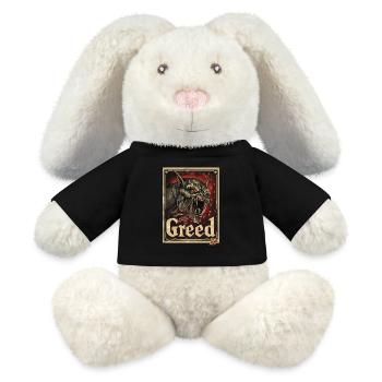 Infernal Creature – Monster of Greed - MiniFeet® RecycelHase® Bunny Cream - black - Front