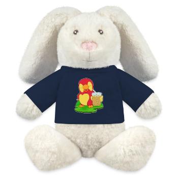 Parrot juice - MiniFeet® RecycelHase® Bunny Cream - french navy - Front