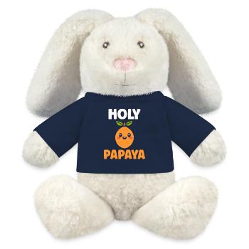 Papaya - MiniFeet® RecycelHase® Creme - French Navy - Vorne