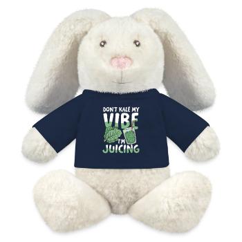 Don't kale my vibe I'm juicing für einen - MiniFeet® RecycelHase® Creme - French Navy - Vorne