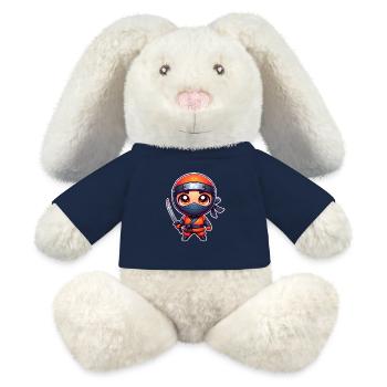 Ninja - MiniFeet® RecycelHase® Creme - French Navy - Vorne