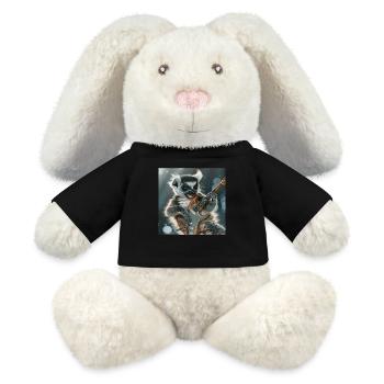 Lemur - MiniFeet® RecycelHase® Bunny Cream - black - Front