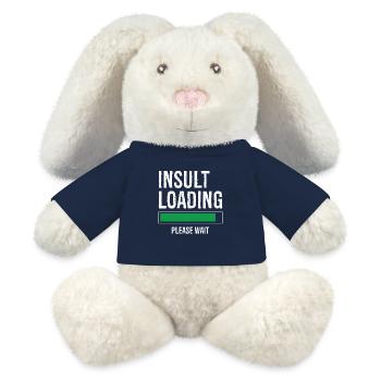 insult loading please wait - MiniFeet® RecycelHase® Bunny Cream - french navy - Front