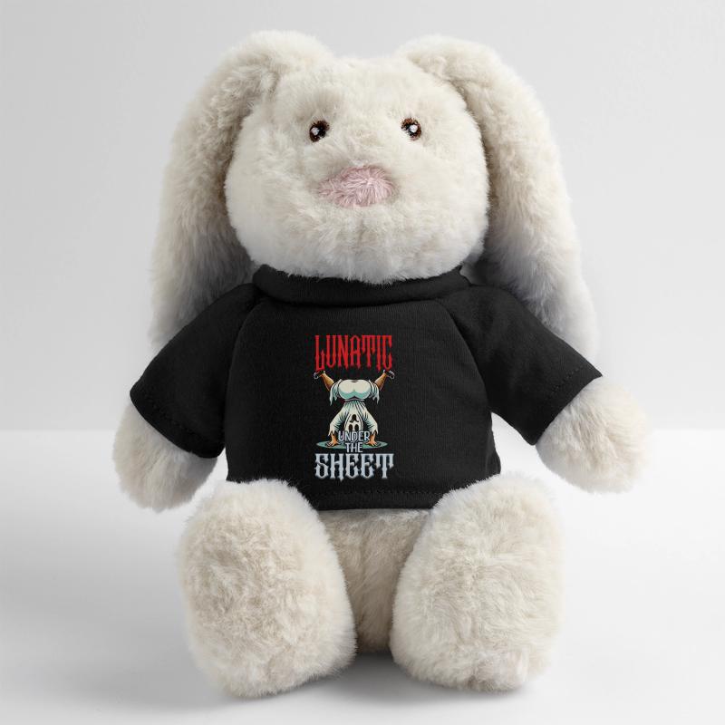 Funny Ghost Design Humorous Sarcastic MiniFeet® RecycelHase® Bunny Cream