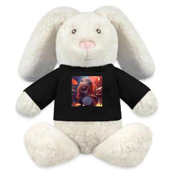 Capybara - MiniFeet® RecycelHase® Bunny Cream - black - Front
