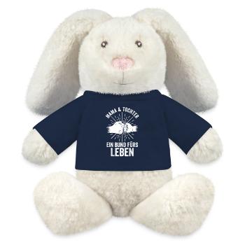 Mutter Mama Und Tochter - MiniFeet® RecycelHase® Creme - French Navy - Vorne