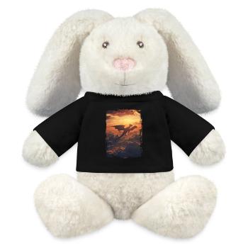 Kite - MiniFeet® RecycelHase® Bunny Cream - black - Front