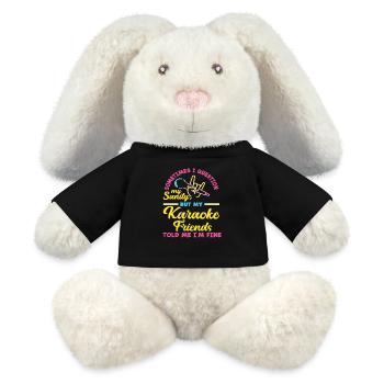 Manchmal Hinterfrage Ich Meine Vernunft Aber Meine - MiniFeet® RecycelHase® Creme - Schwarz - Vorne