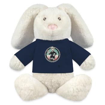 Rau, Nie Glatt Emo Punk Girl - MiniFeet® RecycelHase® Creme - French Navy - Vorne