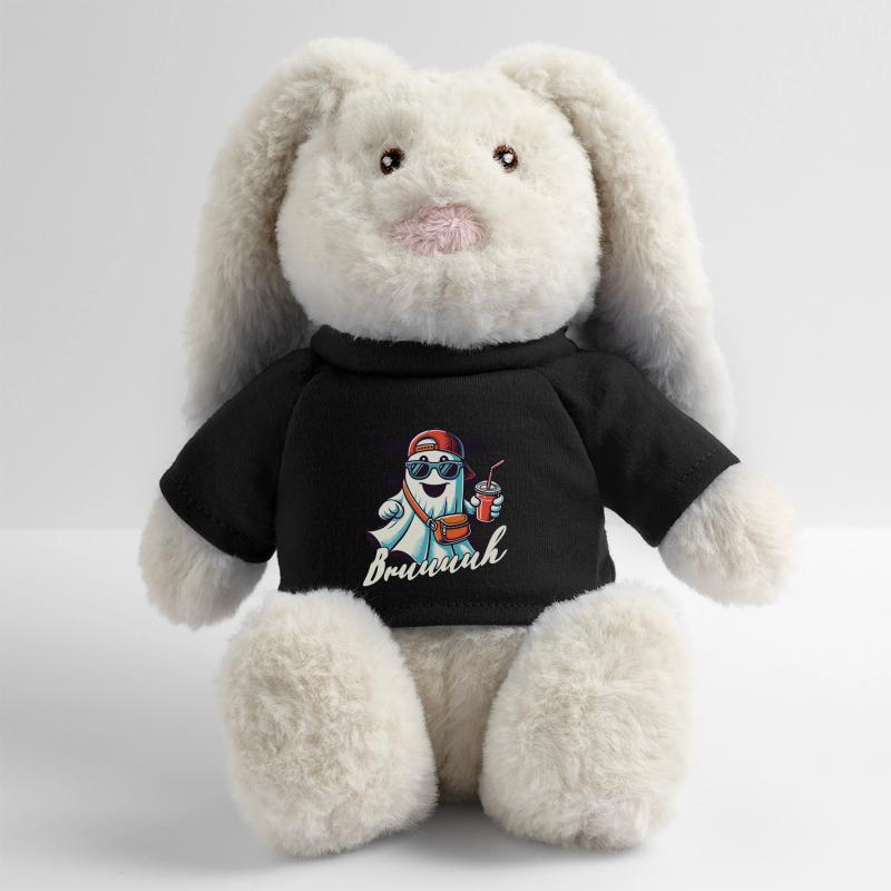 Scary Halloween Ghost Broth MiniFeet® RecycelHase® Bunny Cream
