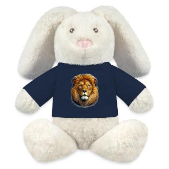 Lion - MiniFeet® RecycelHase® Bunny Cream - french navy - Front