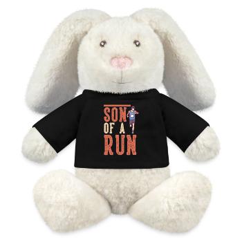 Jogging Fils De Course Sprint Course À Pied - Lapin en peluche recyclé MiniFeet® Crème - noir - Devant
