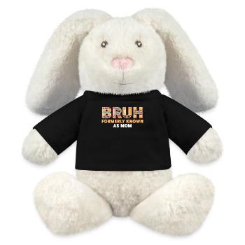 Bruh, früher bekannt als Mama - MiniFeet® RecycelHase® Creme - Schwarz - Vorne