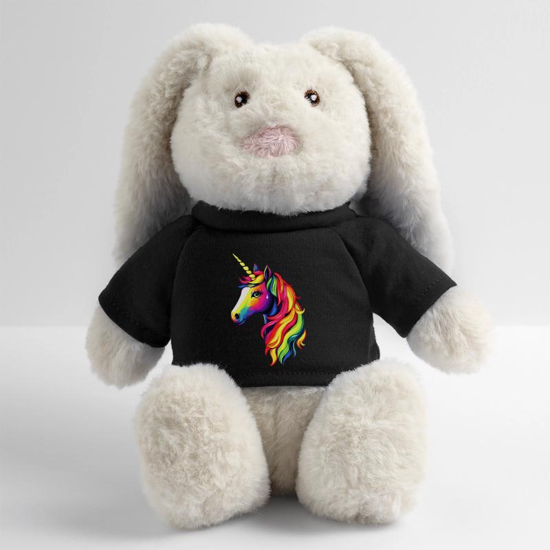 Einhorn Bunt Regenbogen Pferde Reiten Einhörner MiniFeet® RecycelHase® Creme