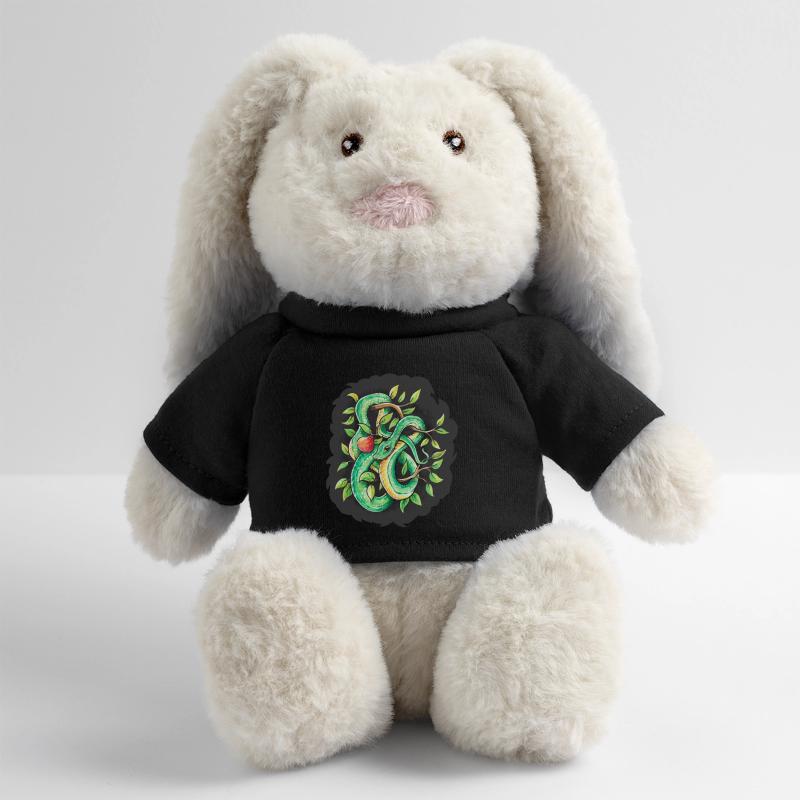 Serpent Lapin en peluche recyclé MiniFeet® Crème