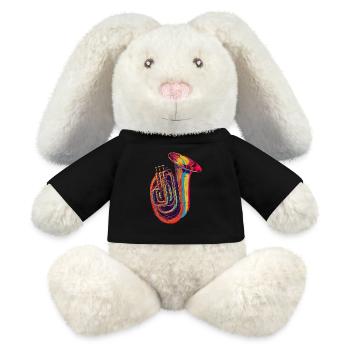 Tuba - MiniFeet® RecycelHase® Bunny Cream - black - Front