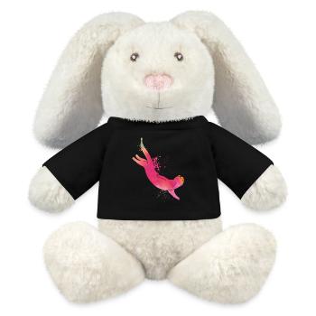 Otter Watercolor - MiniFeet® RecycelHase® Creme - Schwarz - Vorne