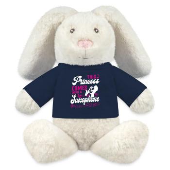 Saxophone This Princess Comes With - MiniFeet® RecycelHase® Bunny Cream - french navy - Front