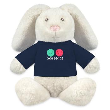 You Decide Positive Negative Motive - MiniFeet® RecycelHase® Bunny Cream - french navy - Front