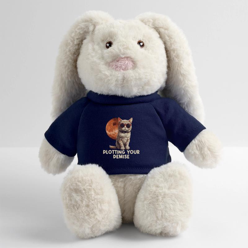 Cat Humor – Plotting Your Demise – With MiniFeet® RecycelHase® Bunny Cream