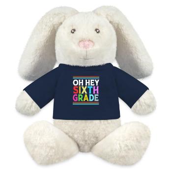 6. Klasse - MiniFeet® RecycelHase® Creme - French Navy - Vorne