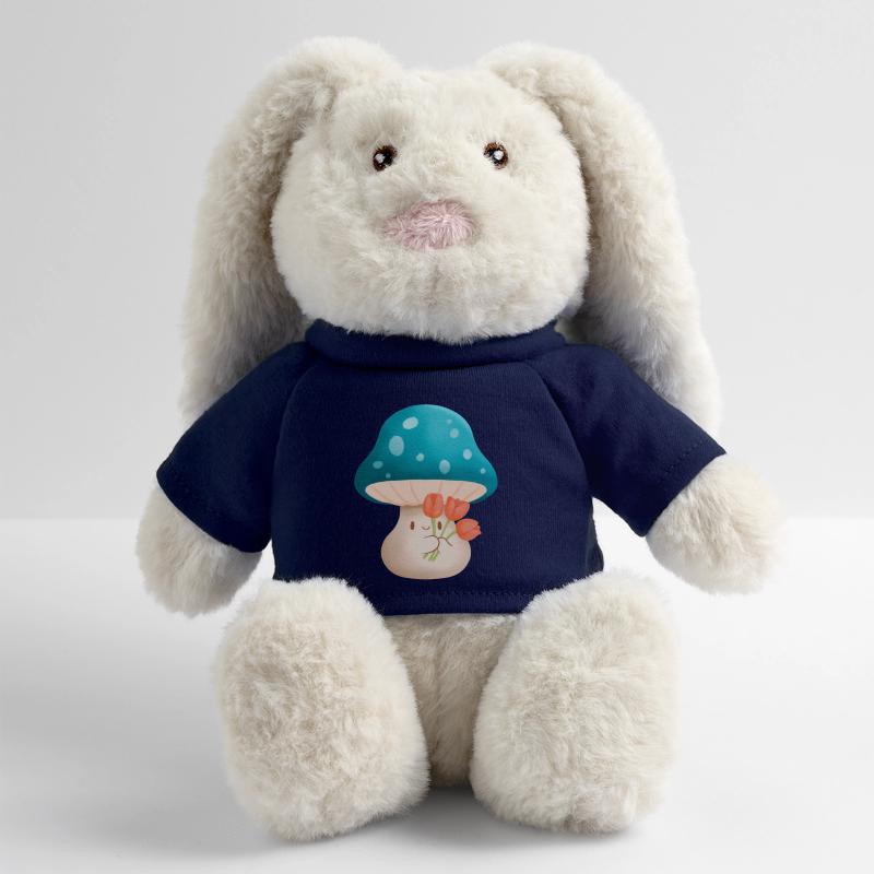 süßer Murshoom mit Blumen MiniFeet® RecycelHase® Creme