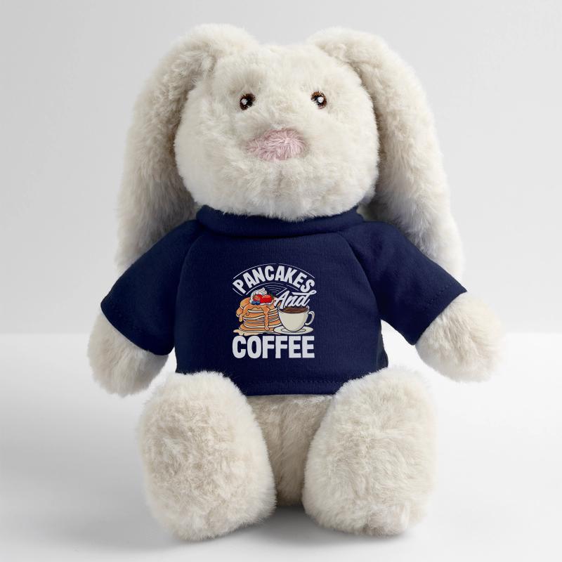 Pancakes and coffee for breakfast lovers MiniFeet® RecycelHase® Bunny Cream