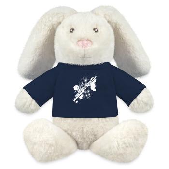 Flute stain - MiniFeet® RecycelHase® Bunny Cream - french navy - Front