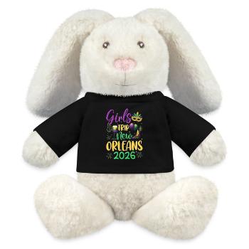 Voyage entre filles à la Nouvelle-Orléans 2026 (Garantie du prix le plus bas) - Lapin en peluche recyclé MiniFeet® Crème - noir - Devant