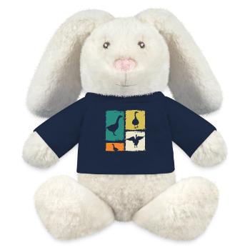 Gans - MiniFeet® RecycelHase® Creme - French Navy - Vorne