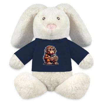 Neandertaler Bubble Tea - MiniFeet® RecycelHase® Creme - French Navy - Vorne
