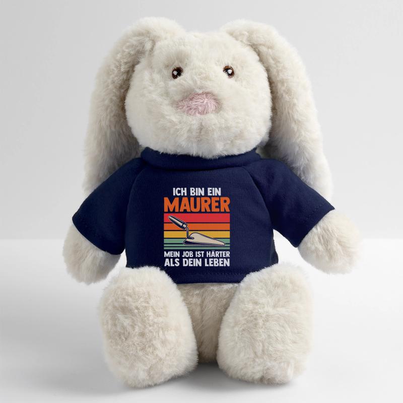 Master Bricklayer Journeyman Bricklayer MiniFeet® RecycelHase® Bunny Cream