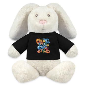 Create your own style Colour variety - MiniFeet® RecycelHase® Bunny Cream - black - Front