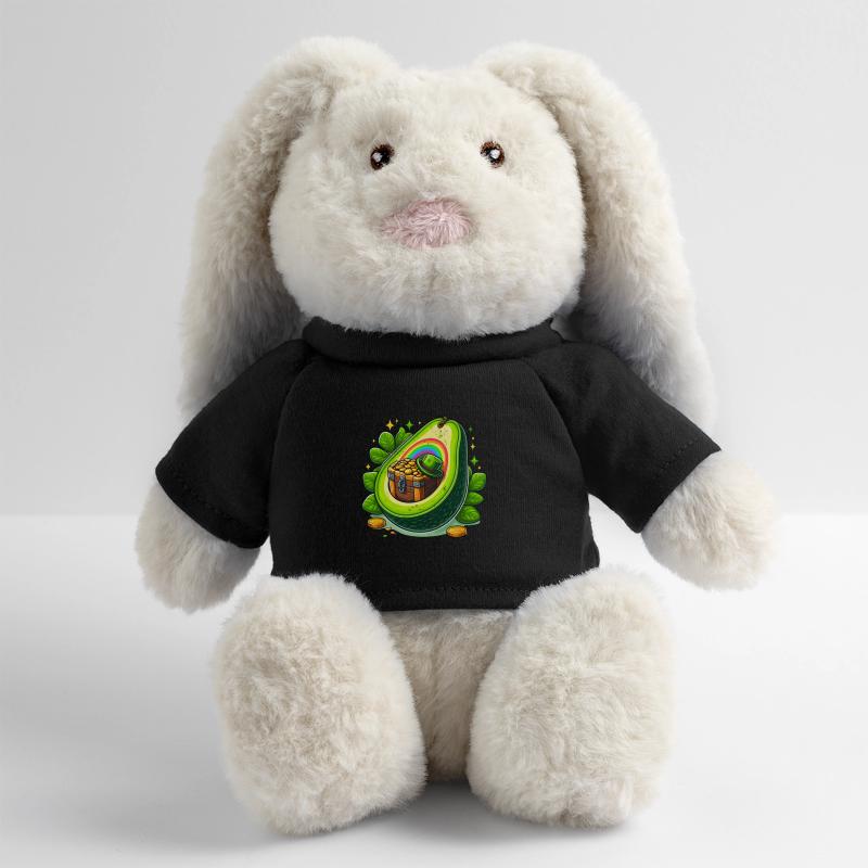 Avocat Saint-Patrick Lapin en peluche recyclé MiniFeet® Crème