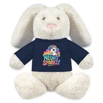 Neuro Sparkly - MiniFeet® RecycelHase® Bunny Cream - french navy - Front