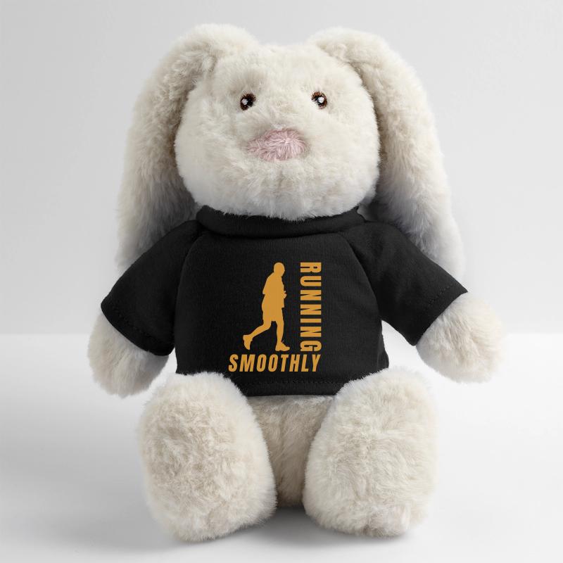Running Running Smoothly Marathon Runner MiniFeet® RecycelHase® Creme