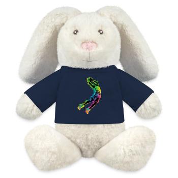 Basketball dunk - MiniFeet® RecycelHase® Bunny Cream - french navy - Front