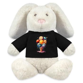 Cream Planet Waffle Système solaire de crème glacée - Lapin en peluche recyclé MiniFeet® Crème - noir - Devant