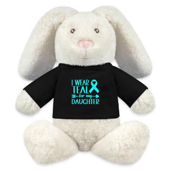 Anxiety disorder Anxiety disorder - MiniFeet® RecycelHase® Bunny Cream - black - Front
