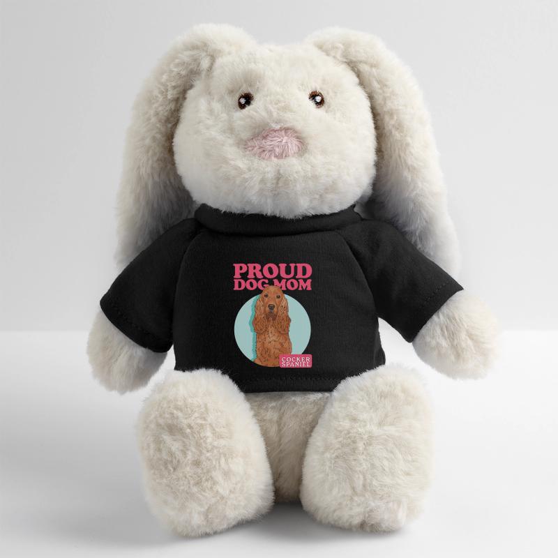 Cocker Spaniel Maman Cocker Spaniels Cadeaux Lapin en peluche recyclé MiniFeet® Crème