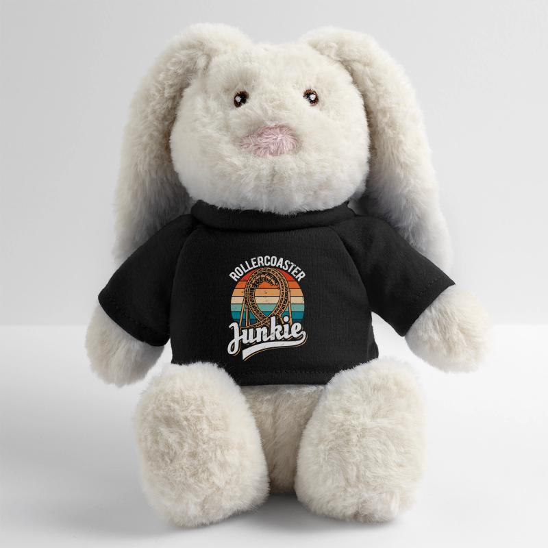 Rollercoaster Junkie - Roller Coaster - Boucle Lapin en peluche recyclé MiniFeet® Crème